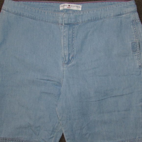 RETRO STYLE BOYFRIEND JEANS-VELCRO CLOSE LARGE POCKET LOOSE FIT-LIGHT BLUE-T.H. - Picture 6 of 13